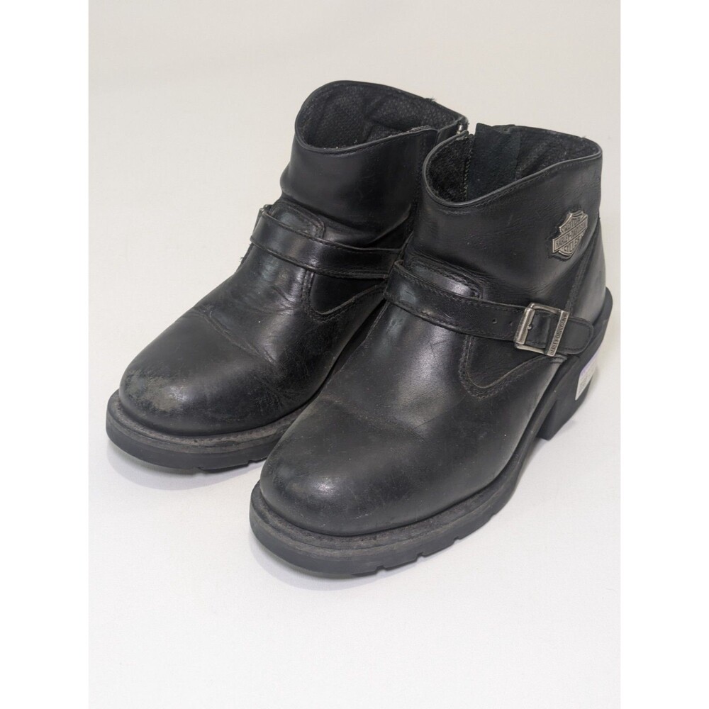 Harley Davidson Women's Leather Ankle Riding Boots, 7 US